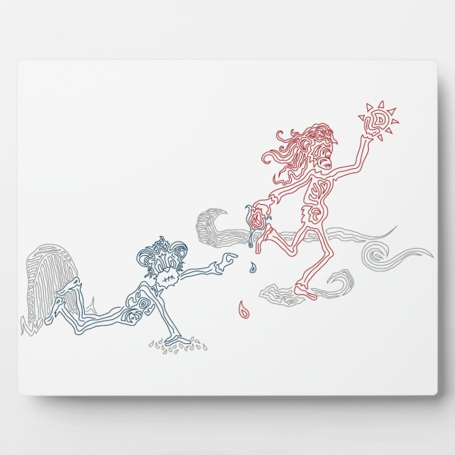 Plaque Photo voleur de singe (Devant)