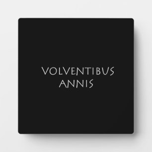 Plaque Photo Volventibus annis