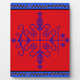 Plaque Photo VooDoo Veve Magik - Papa Legba