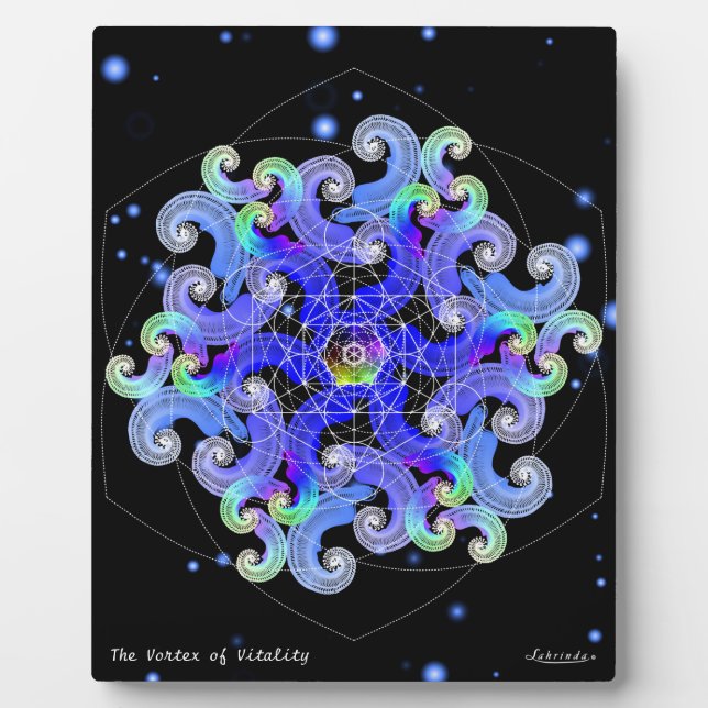 Plaque Photo Vortex de Vitalité (Devant)