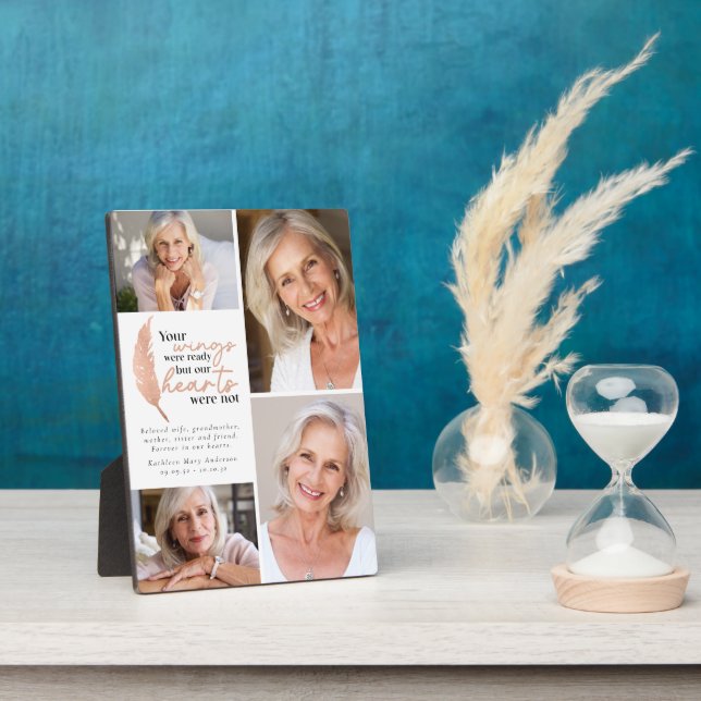 Plaque Photo Vos ailes étaient prêtes Rose Gold Photos de condo (Côté)