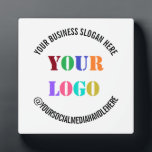 Plaque Photo Votre logo commercial Nom des médias sociaux promo<br><div class="desc">Logo Professionnel Promotionnel Social Media Name Entreprise Slogan Professional Personnalisé Timbre Cadeau - Ajouter Votre Logo - Image - Photo / Business Slogan - Tagline - Nom - Entreprise / Social Media Handle - Site Internet - Email - Téléphone - Coordonnées ! Redimensionner et déplacer ou supprimer et ajouter des...</div>