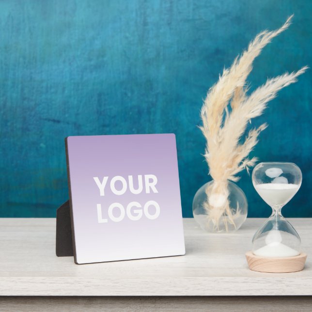 Plaque Photo Votre logo et le dégradé de couleurs Arrière - pla (Insitu)