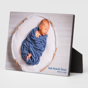 Plaque Photo Votre photo avec socle intégré