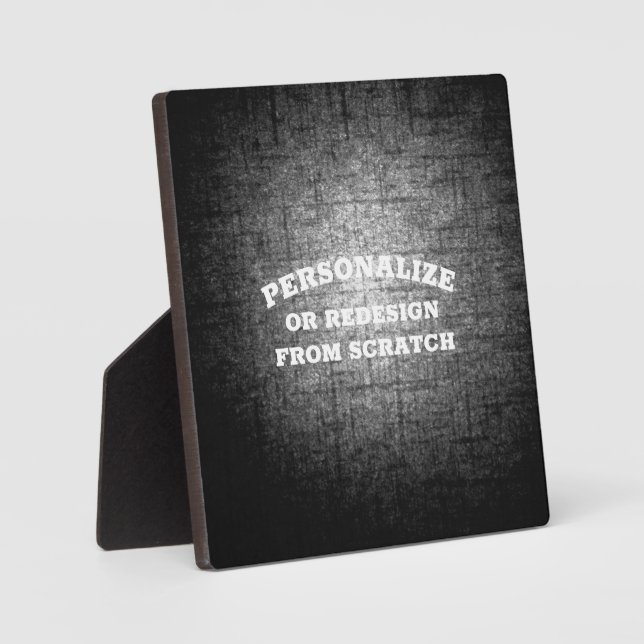 Plaque Photo Votre texte ou votre conception ici - Créez une pe (Recto)