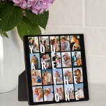 Plaque Photo Vous êtes le Collage photo One 20 Photo<br><div class="desc">Un cadeau romantique d'affichage photo pour votre partenaire - parfait pour un anniversaire de mariage, fiançailles, présentation de mariage etc. Le design comporte une impression surdimensionnée qui dit "Vous êtes celui", affichée comme une superposition sur vos images. Le modèle photo est configuré pour ajouter 20 de vos photos préférées, toutes...</div>