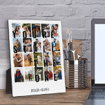 Plaque Photo Vous êtes toujours la photo d'un anniversaire mode<br><div class="desc">Mariage anniversaire cadeau photo pour votre partenaire. Le design comporte une impression surdimensionnée qui se lit "You're Still the One", affichée comme une superposition sur vos images. Le modèle photo est configuré pour ajouter 20 de vos photos préférées, toutes affichées au format portrait vertical. Ce collage photo de style grille...</div>