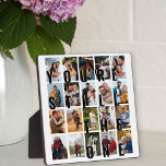 Plaque Photo Vous êtes toujours le One 20 PIcture Anniversaire<br><div class="desc">Mariage anniversaire cadeau photo pour votre partenaire. Le design comporte une impression surdimensionnée qui se lit "You're Still the One", affichée comme une superposition sur vos images. Le modèle photo est configuré pour ajouter 20 de vos photos préférées, toutes affichées au format portrait vertical. Ce collage photo de style grille...</div>