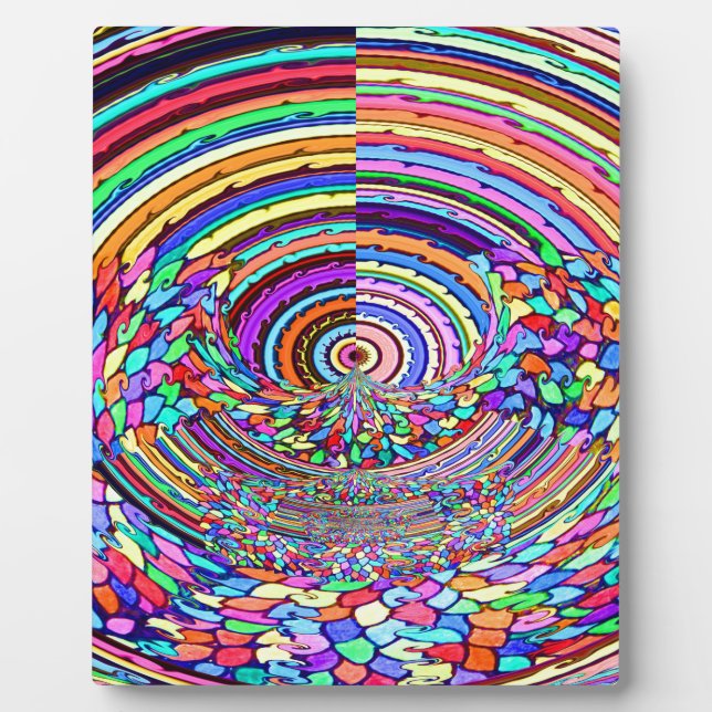 Plaque Photo Voyage psychédélique (Devant)