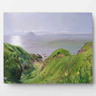 Plaque Photo Vue d'Ailsa Craig et de l'île d'Arran, 1860