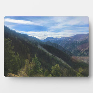 Plaque Photo Wallowa mountains