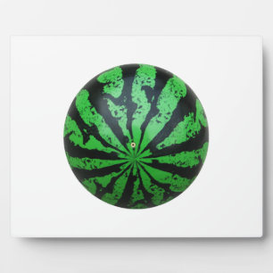 Plaque Photo Watermelon Football / Soccer Ball