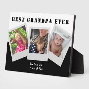Plaque Photo We Love You Grandpa Personalized Photo Collage