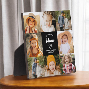 Plaque Photo We Love You Mom Family Modern Photo Collage