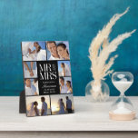Plaque Photo Wedding Montage Custom Photo Frame - Black<br><div class="desc">Simply personalize with your text and photo(s) and create a one-of-a-kind gift for yourself or someone you love! Background color can be changed to any color of your choice!</div>