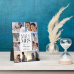 Plaque Photo Wedding Montage Custom Photo Frame - White<br><div class="desc">Simply personalize with your text and photo(s) and create a one-of-a-kind gift for yourself or someone you love! Background color can be changed to any color of your choice!</div>