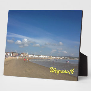 Plaque Photo Weymouth Beach