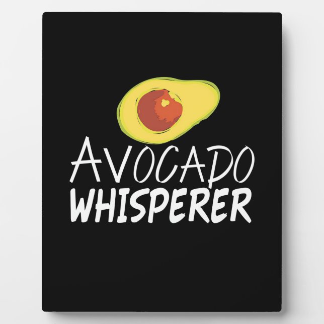 Plaque Photo Whisperer Avocado (Devant)