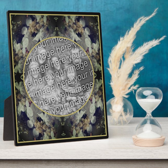 Plaque Photo White Lacecap Hydrangea Ajouter Votre Photo (Côté)