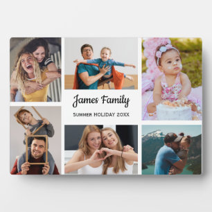 Plaque photo White Rose Gold Family