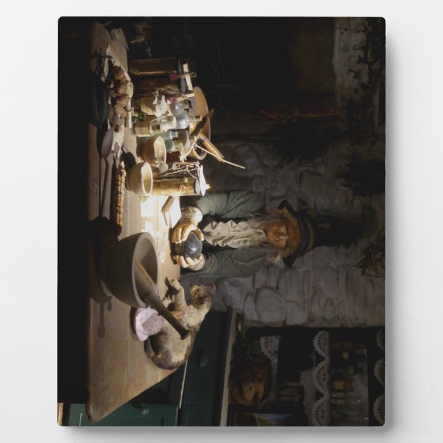 Plaque Photo White Witch's Kitchen Museum, Witchcraft & MAGICK (Devant)