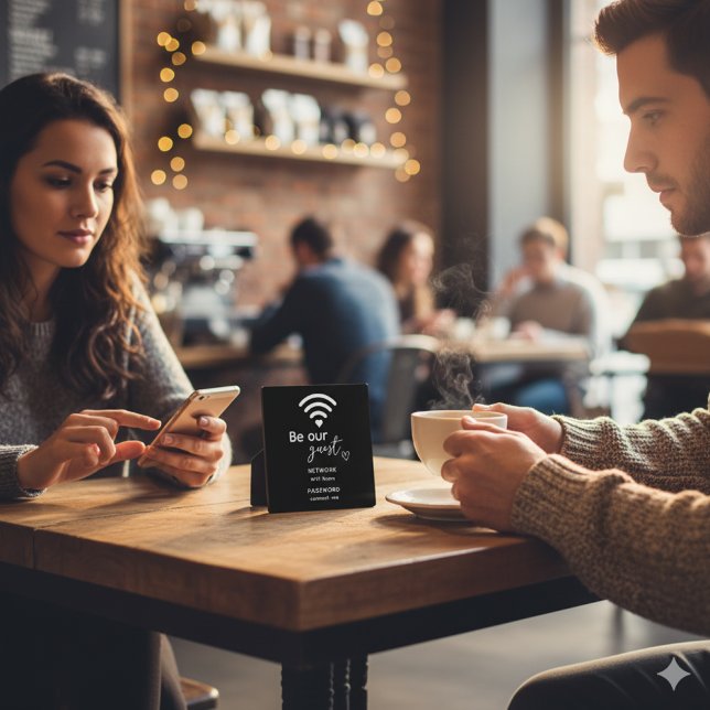 Plaque Photo Wifi Personnalisé Décor Maison Nouveau Accueil Cad (Créateur téléchargé)