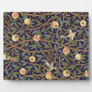 Plaque Photo William Morris Oiseau Et Grenade