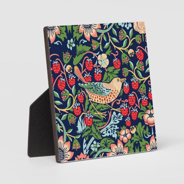 Plaque Photo William Morris Strawberry Thief (Recto)