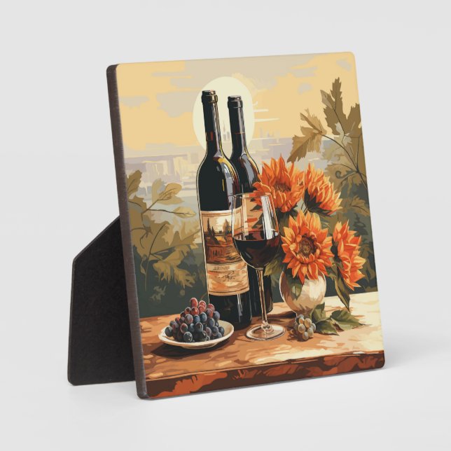 Plaque Photo Wine Lover (Recto)