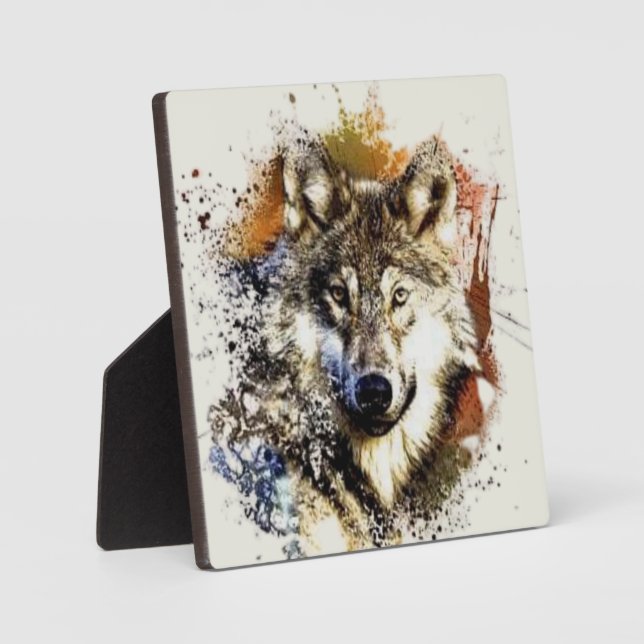 Plaque Photo Wolf   (Recto)