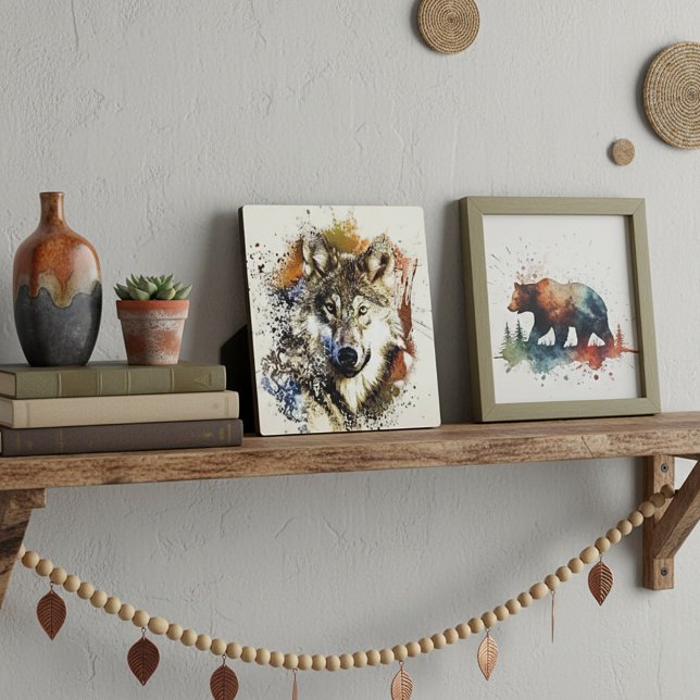 Plaque Photo Wolf   (Créateur téléchargé)