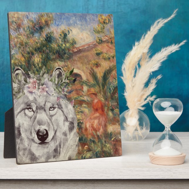 Plaque Photo Wolf et la ferme de Renoir (Côté)