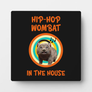 Plaque Photo Wombat Hip-hop Drôle dans la Maison