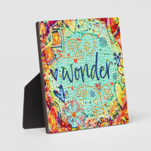 Plaque Photo Wonder Mosaic Trendy Pretty Inspirivity Easel