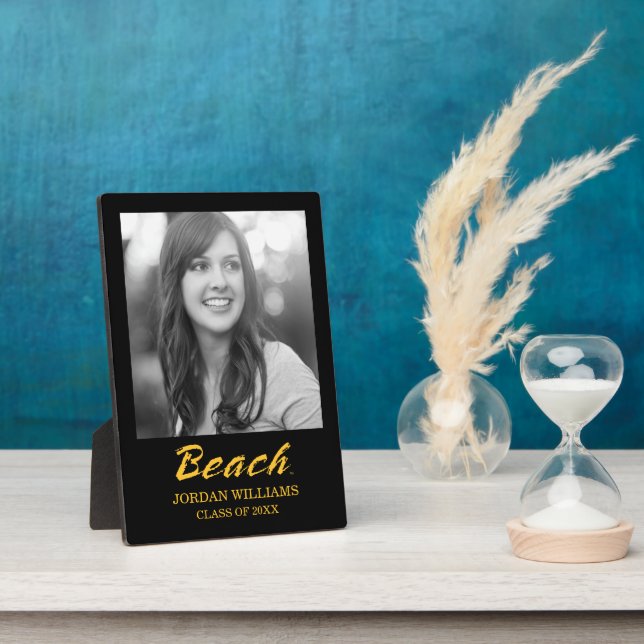 Plaque Photo Wordmark Beach (Côté)