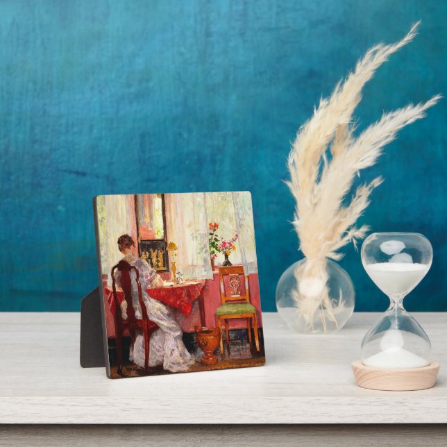 Plaque Photo Writing by Gari Melchers, (Insitu)