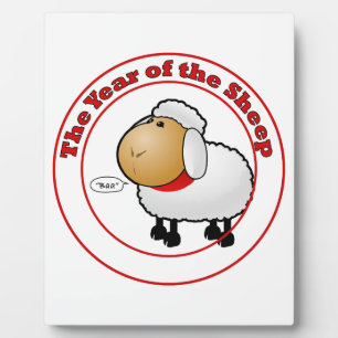 Plaque Photo Year of the Sheep