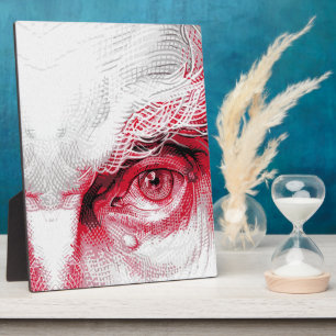 Plaque Photo Yeux de l'ancien mal – Alerte rouge