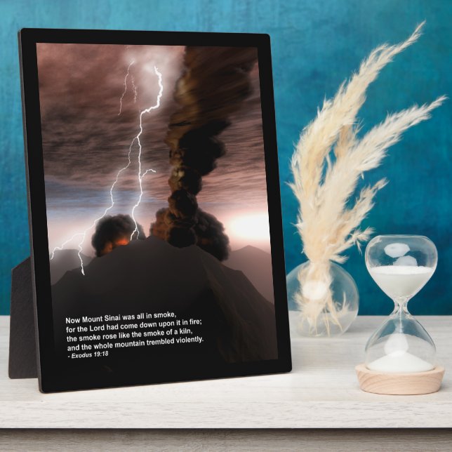 Plaque Photo Yitro - Mt. Sinai (Côté)