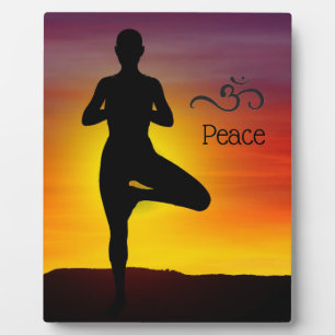 Plaque Photo Yoga