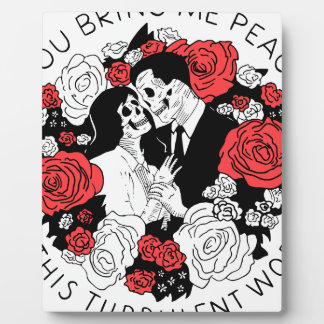 Plaque Photo You bring me peace in this turbulent world