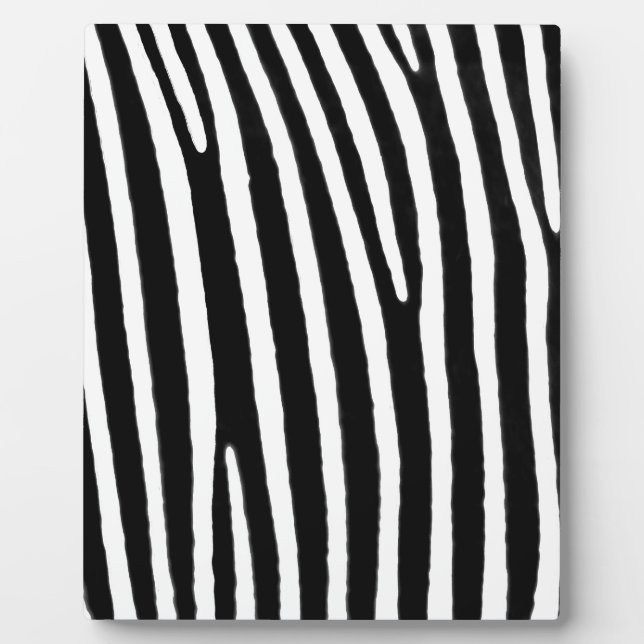Plaque Photo Zebra poster de animal (Devant)