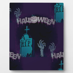 Plaque Photo zombie halloween