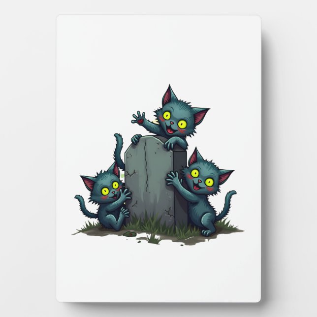 Plaque Photo Zombie Kitten Uprising (Devant)
