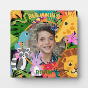 Plaque Photo Zoo Wild Animal Jungle Safari Anniversaire de enfa