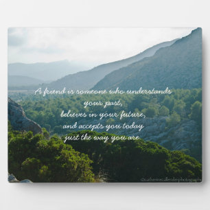 Plaque Proverbe d'amitié