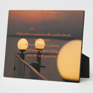 Plaque Proverbe d'amitié