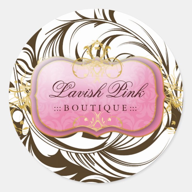 Plaque rose 311-Lavish Brown | Stickers (Devant)