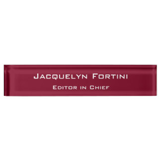 Plaque rouge Bourgogne Élégante minimaliste modern
