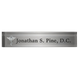 Plaque signalétique de bureau personnalisée par